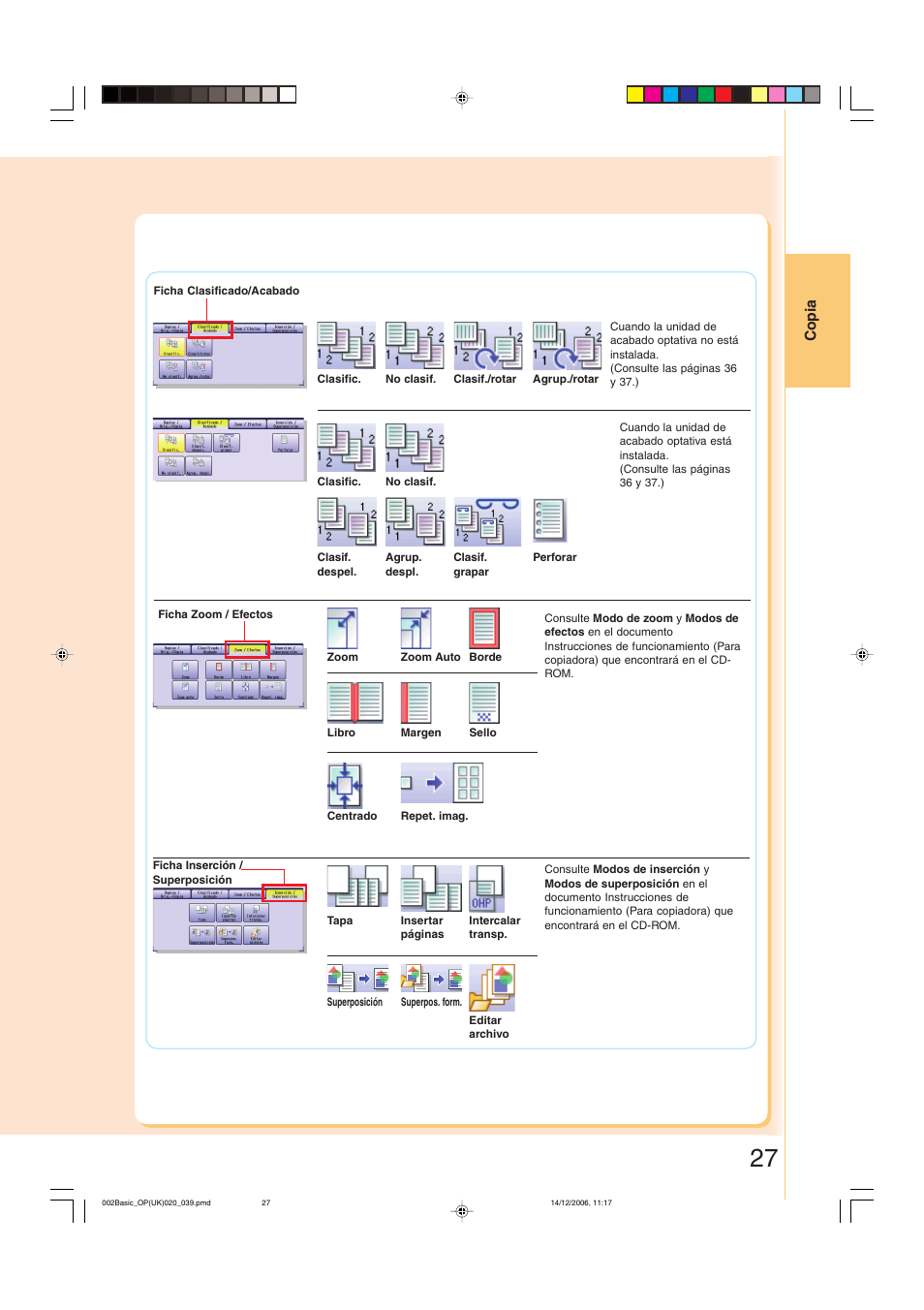 Copia | Panasonic DPC263 User Manual | Page 27 / 112