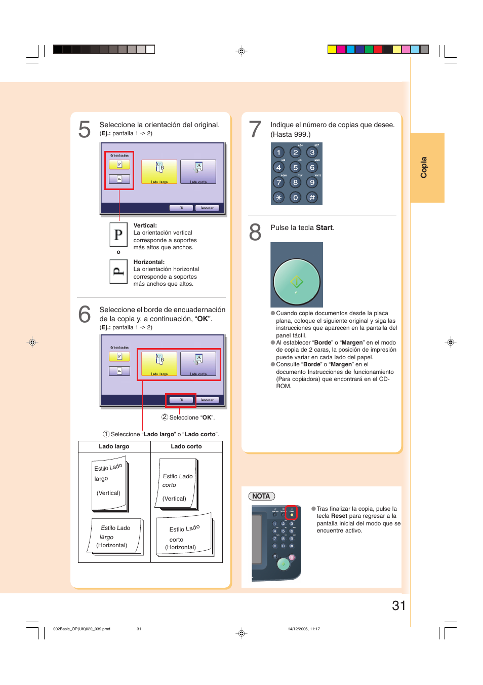 Y 31) | Panasonic DPC263 User Manual | Page 31 / 112