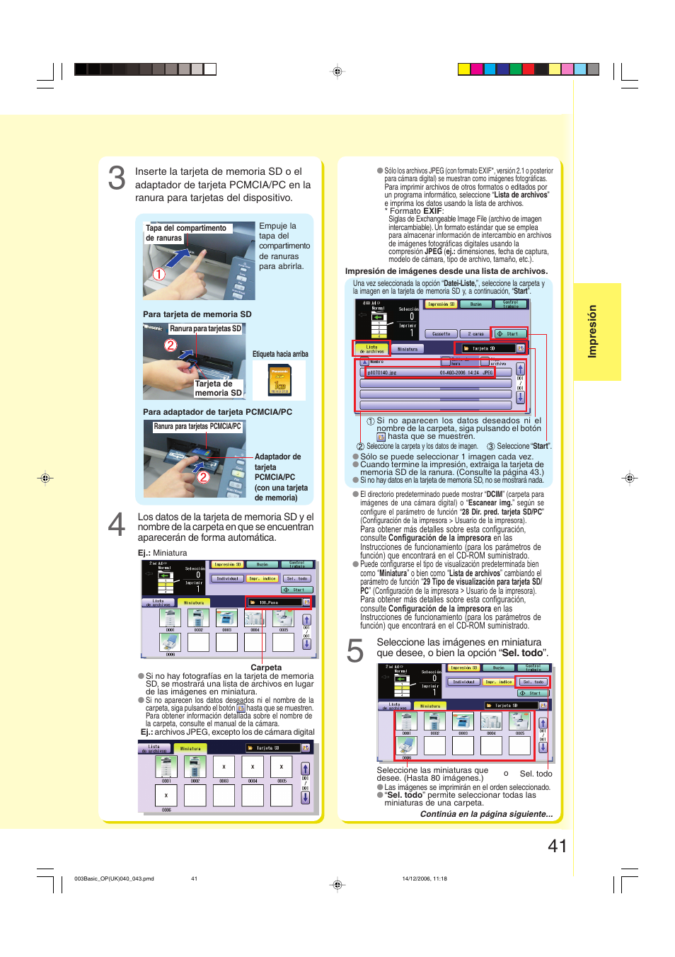 Panasonic DPC263 User Manual | Page 41 / 112