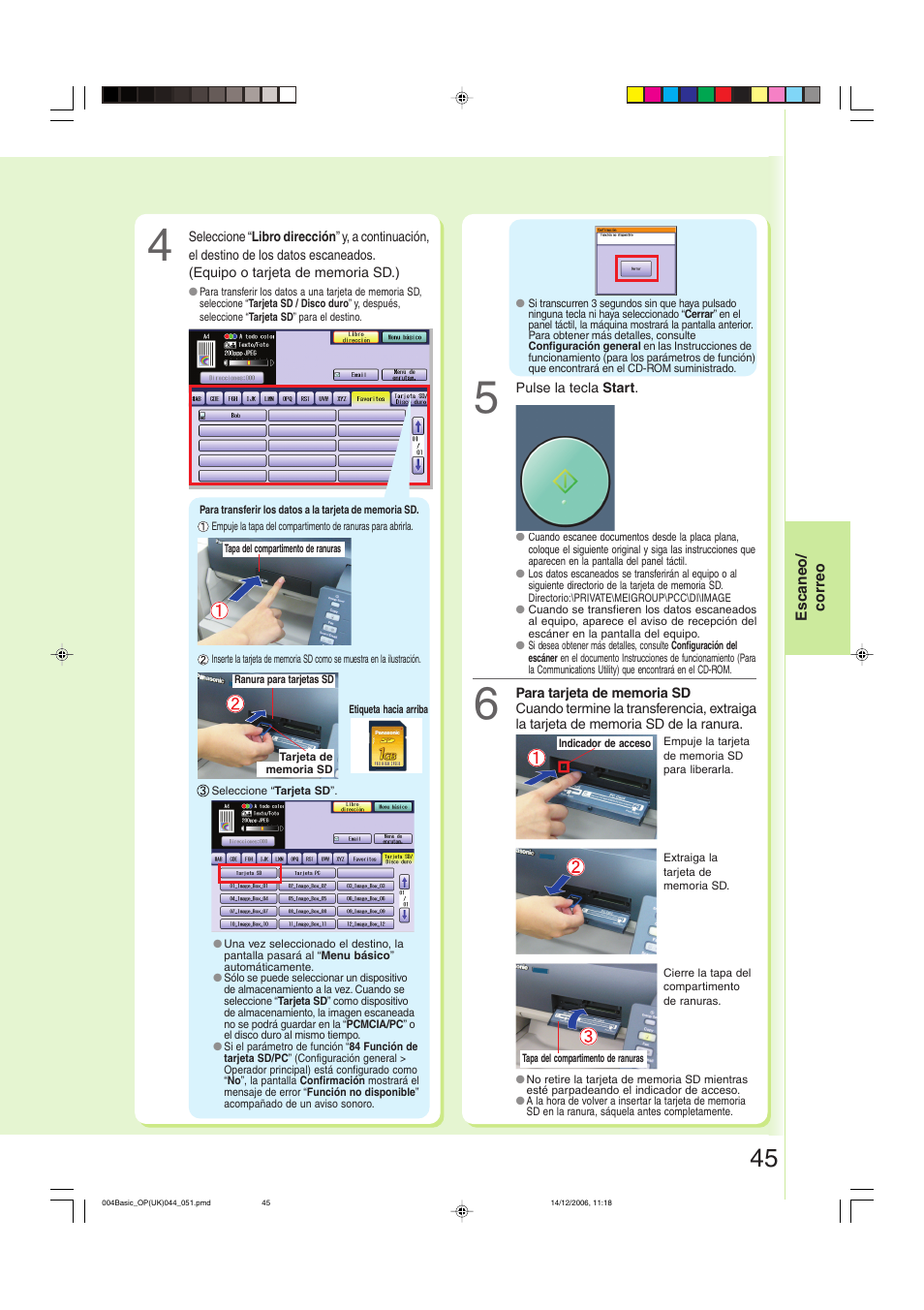 Panasonic DPC263 User Manual | Page 45 / 112