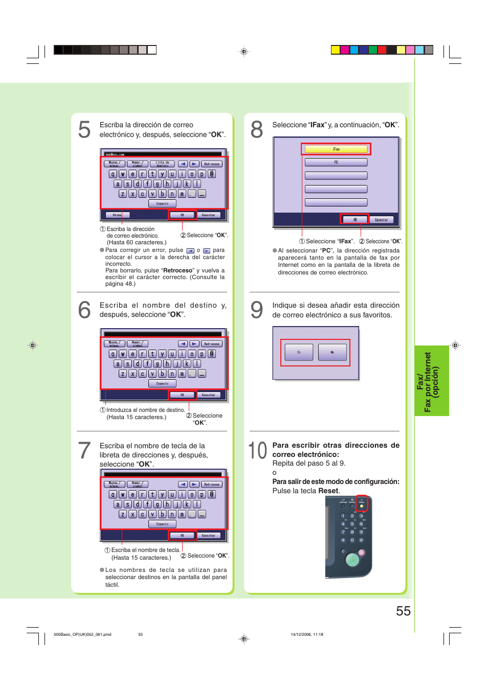 Panasonic DPC263 User Manual | Page 55 / 112