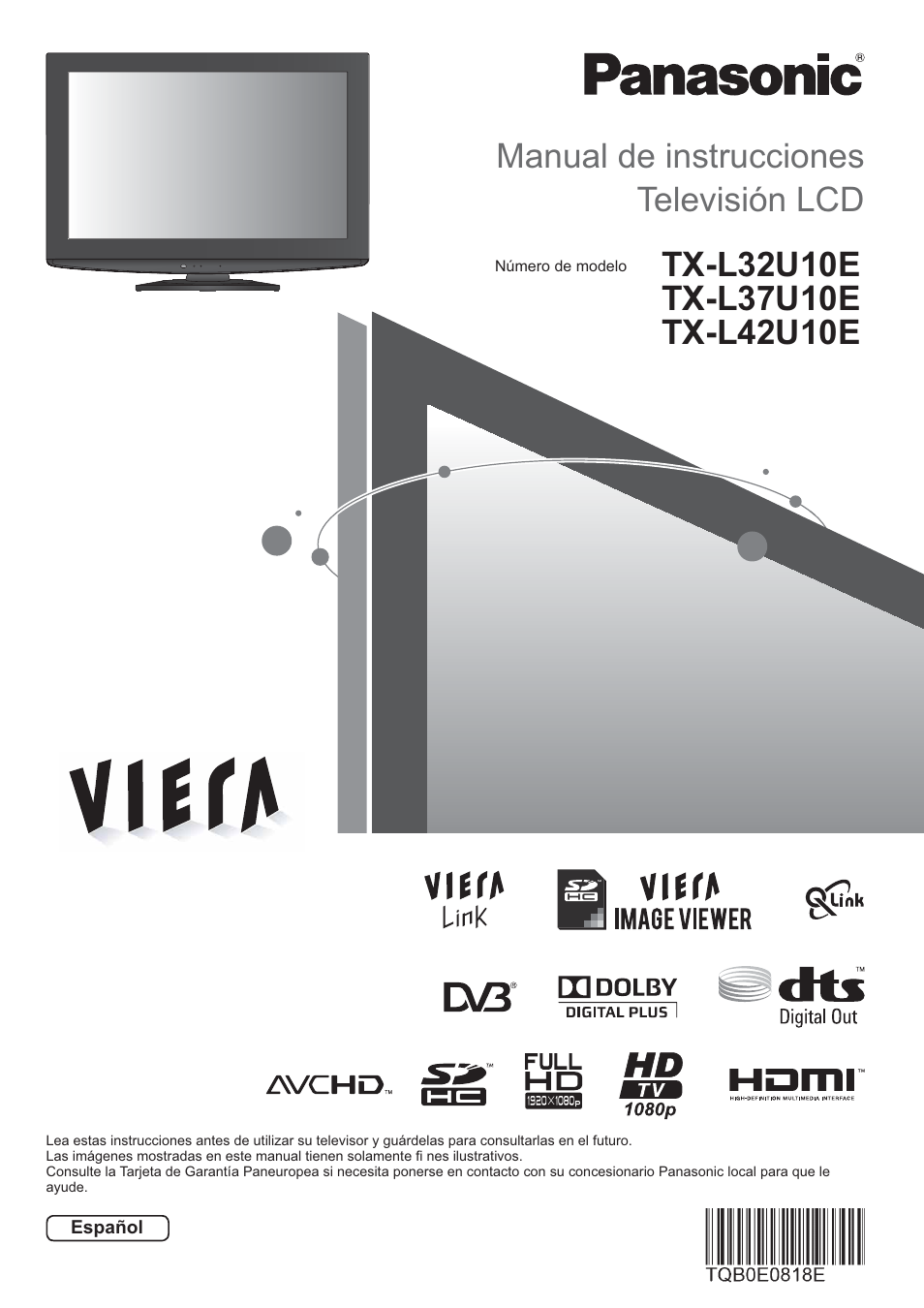 Panasonic TXL42U10E User Manual | 64 pages