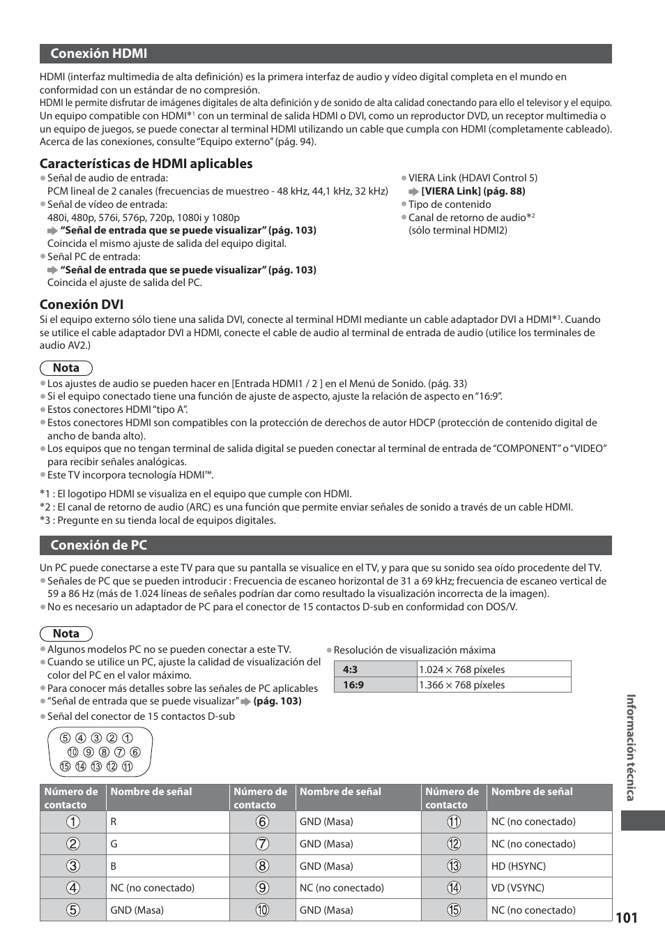 Panasonic TXL19D35ES User Manual | Page 101 / 108