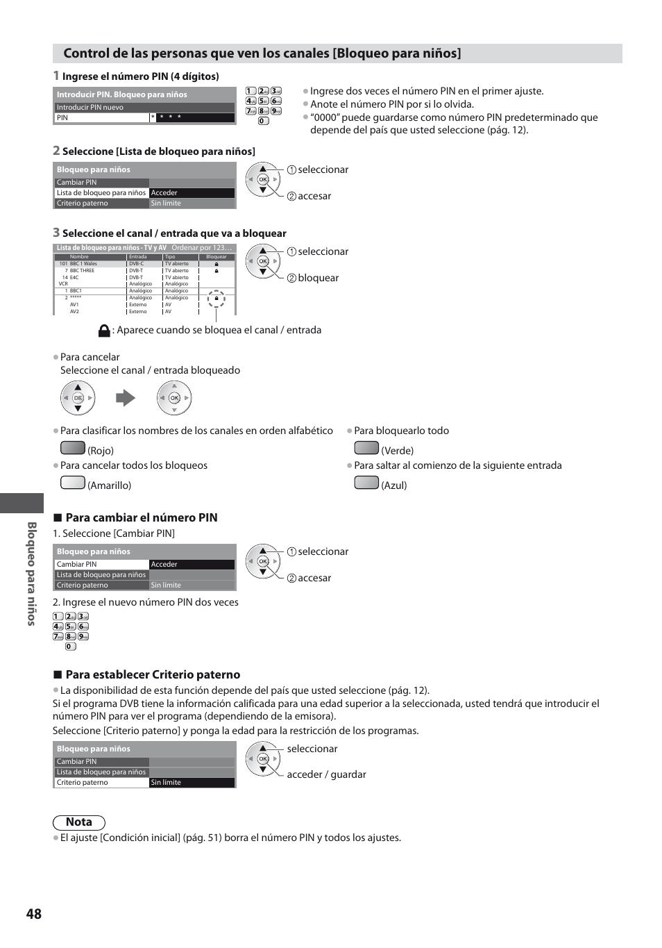 Panasonic TXL19D35ES User Manual | Page 48 / 108