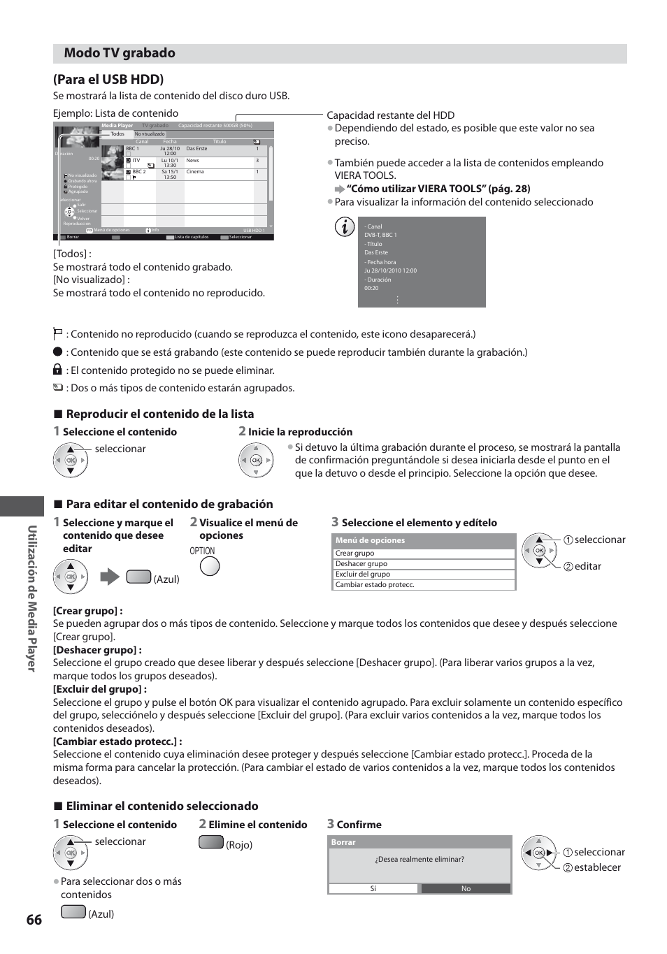 Panasonic TXL19D35ES User Manual | Page 66 / 108