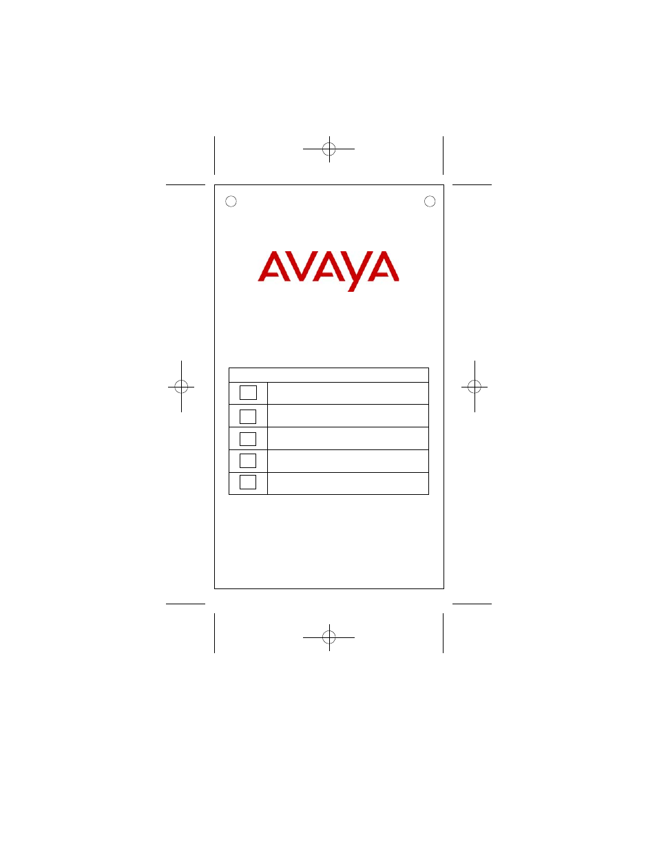 Avaya 6400 Series User Manual | 6 pages