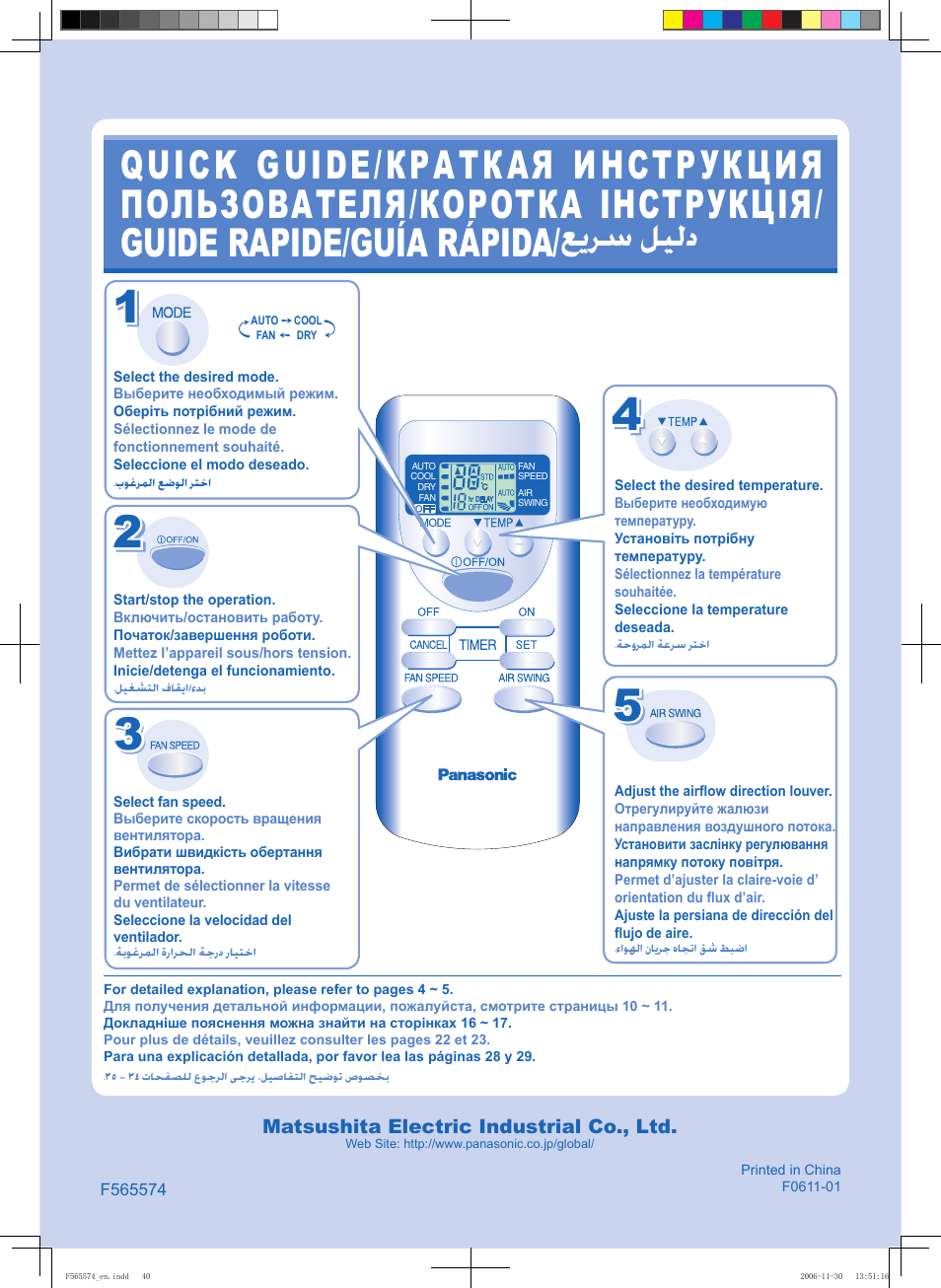 Panasonic CSPC12GKD User Manual | Page 40 / 40