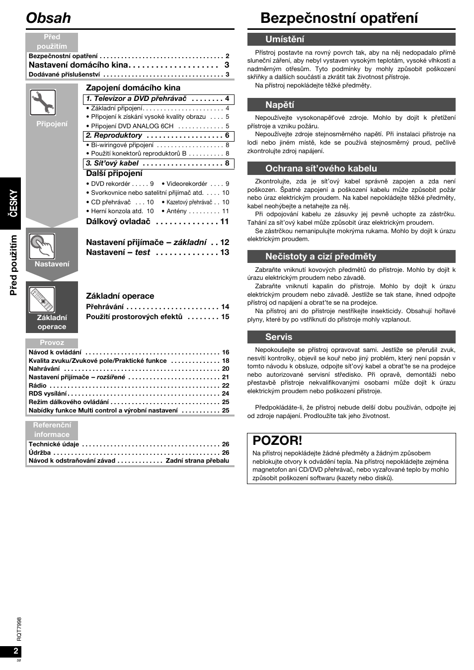 Panasonic SAXR55 User Manual | Page 58 / 84
