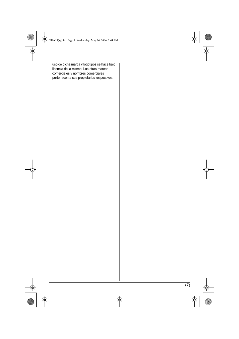 Panasonic KXTHA19 User Manual | Page 20 / 20