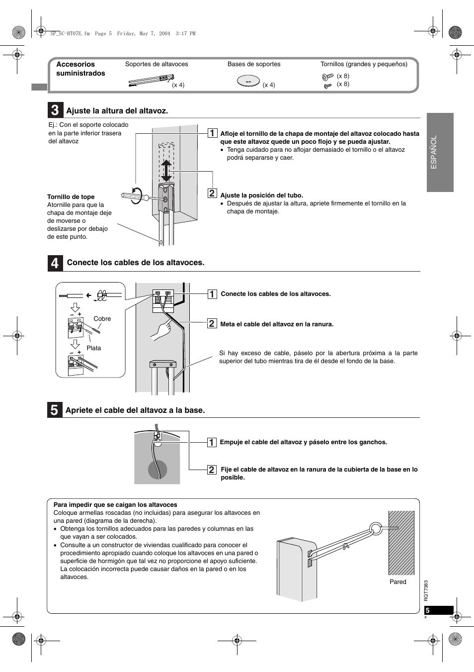 Panasonic SCHT05 User Manual | Page 5 / 28