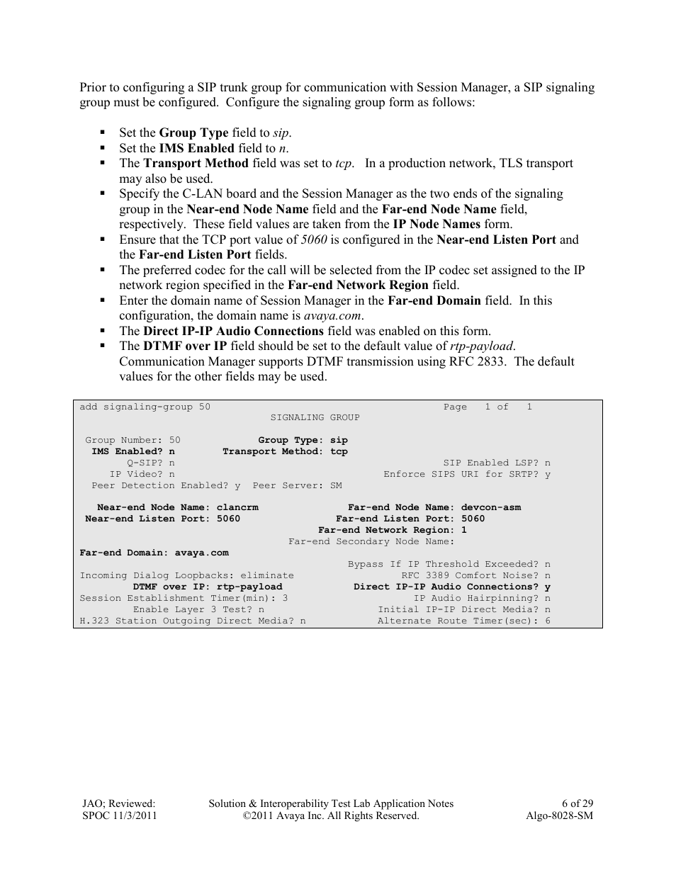 Avaya ALGO-8028-SM User Manual | Page 6 / 29