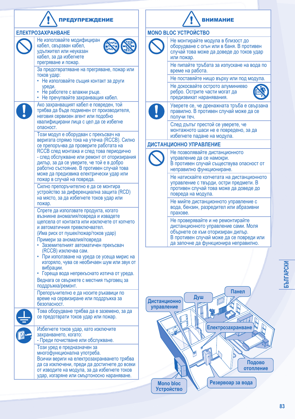 Panasonic WHMXC12D9E8 User Manual | Page 83 / 92