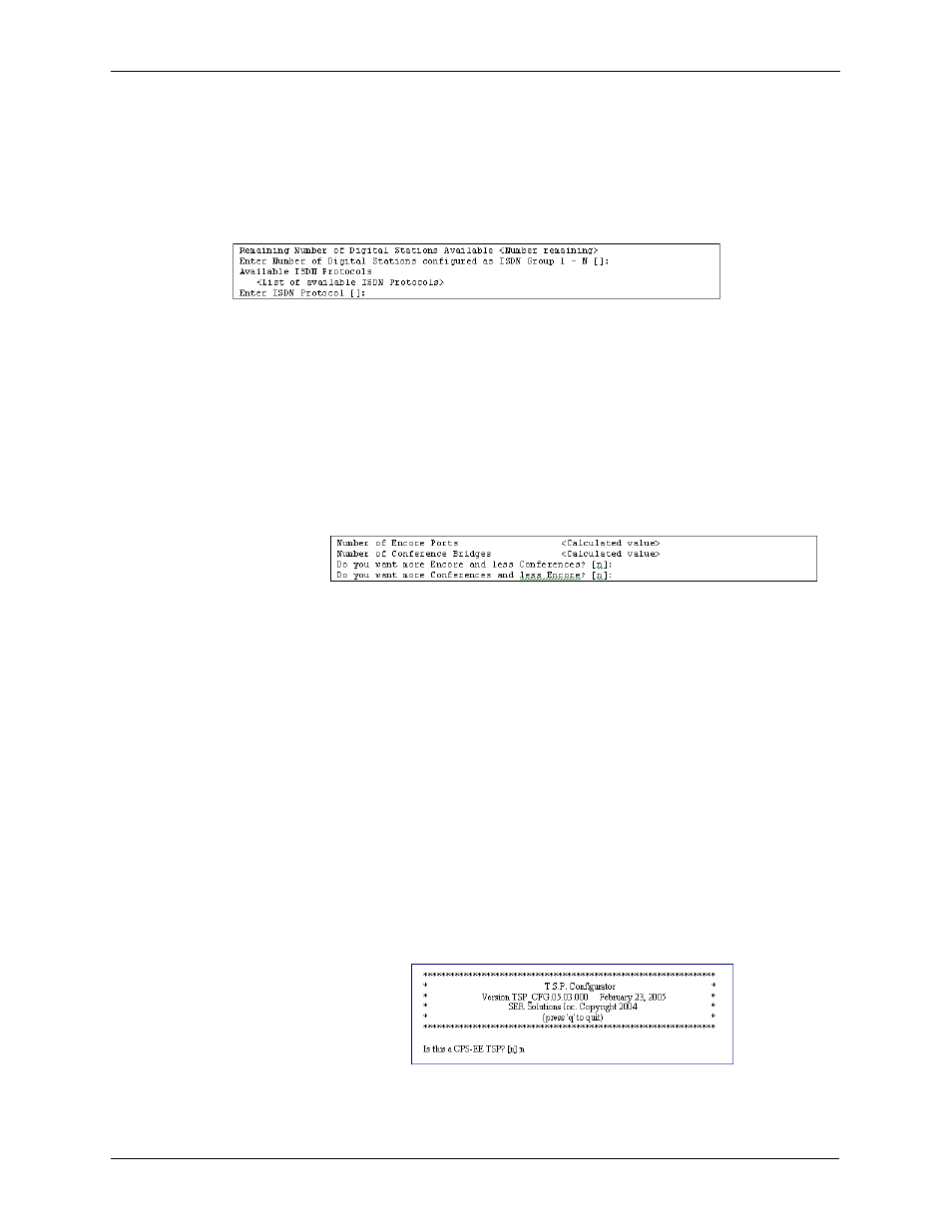 Edit/view configuration, Edit/view configuration -14, Encore and conferencing information | Avaya CPSEE_TSP500 User Manual | Page 148 / 216