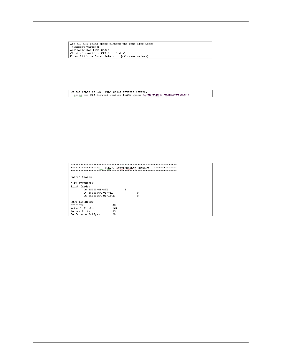Displaying the configuration | Avaya CPSEE_TSP500 User Manual | Page 151 / 216