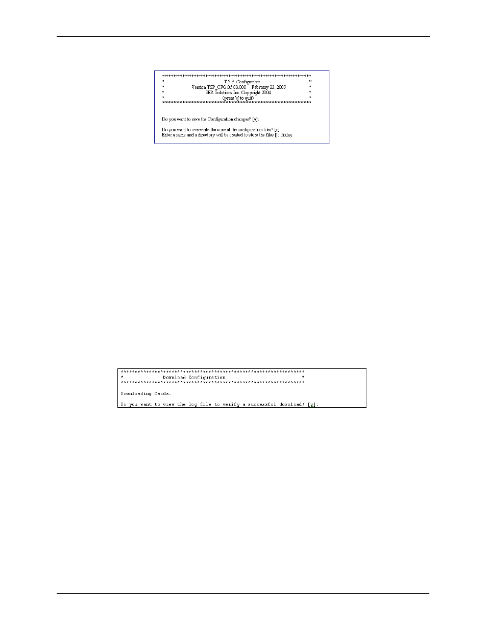Download configuration, Restore configuration | Avaya CPSEE_TSP500 User Manual | Page 154 / 216