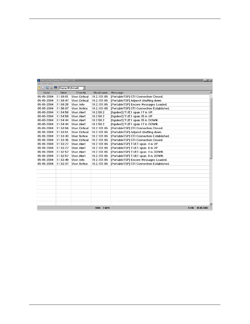 Syslog viewers, Syslog viewers -6 | Avaya CPSEE_TSP500 User Manual | Page 180 / 216