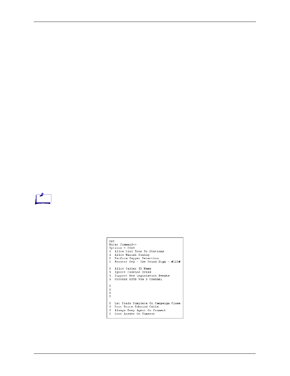 Options (opt), Options (opt) -14, Testing music on hold | Avaya CPSEE_TSP500 User Manual | Page 84 / 216