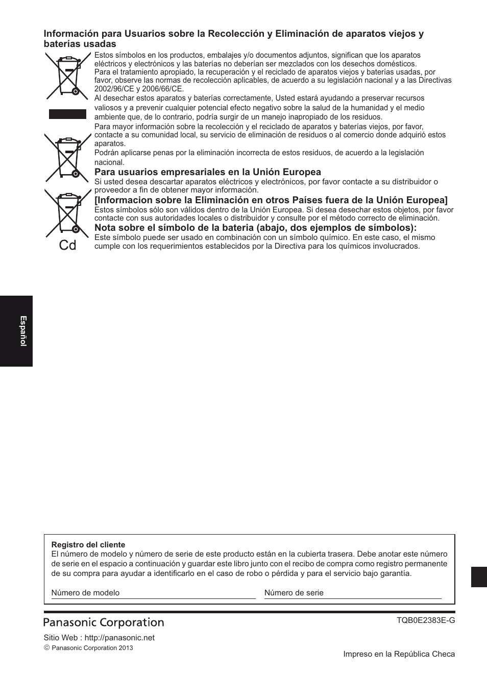 Panasonic TH50LFE6E User Manual | Page 56 / 56