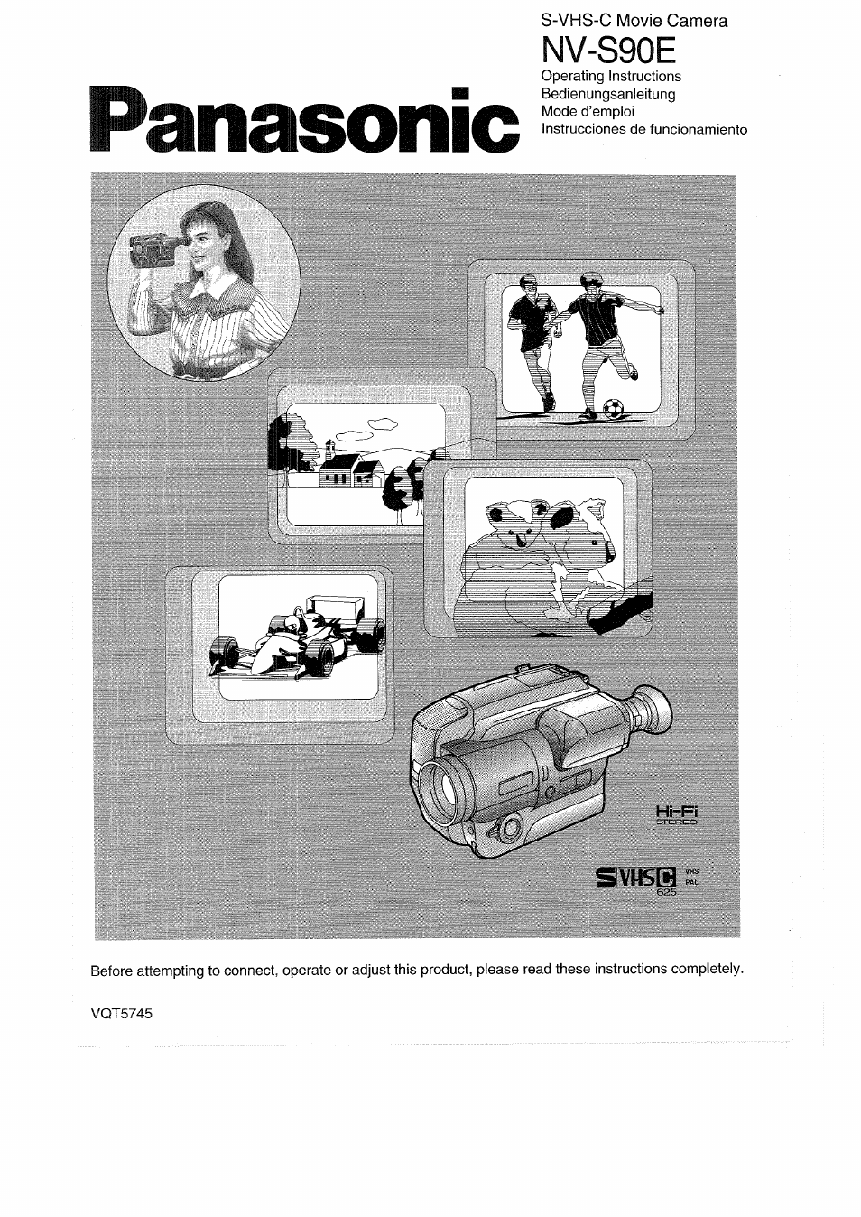 Panasonic NVS90E User Manual | 132 pages