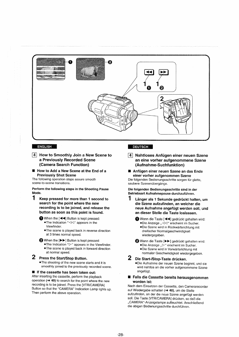 Panasonic NVS90E User Manual | Page 28 / 132