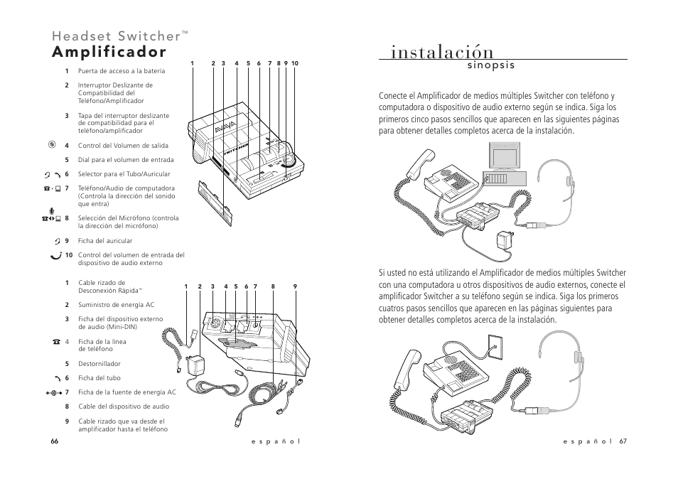 Instalación | Avaya Switcher User Manual | Page 37 / 52