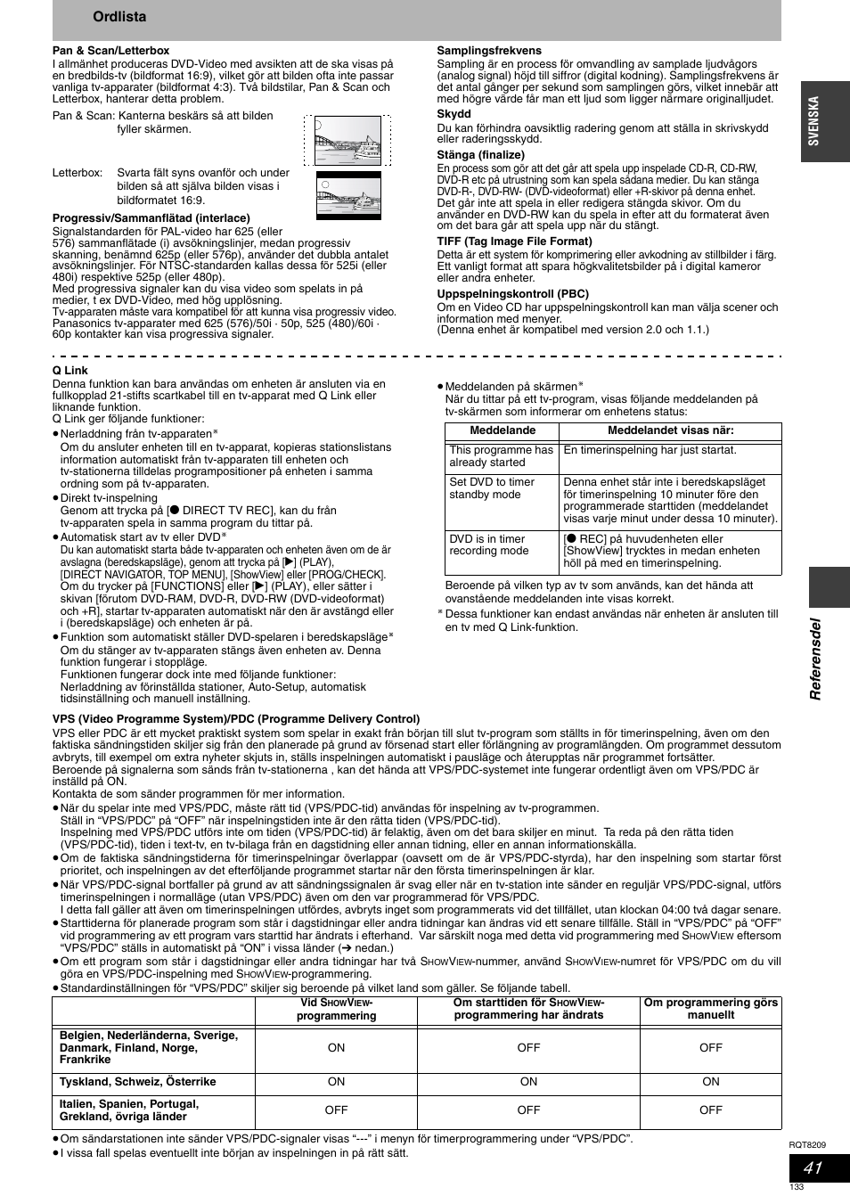 Panasonic DMRES20 User Manual | Page 133 / 156