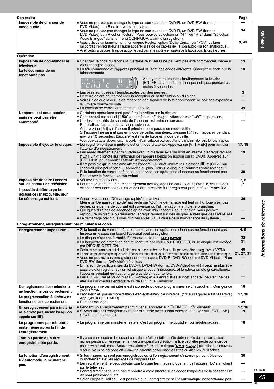 Panasonic DMRES20 User Manual | Page 45 / 156