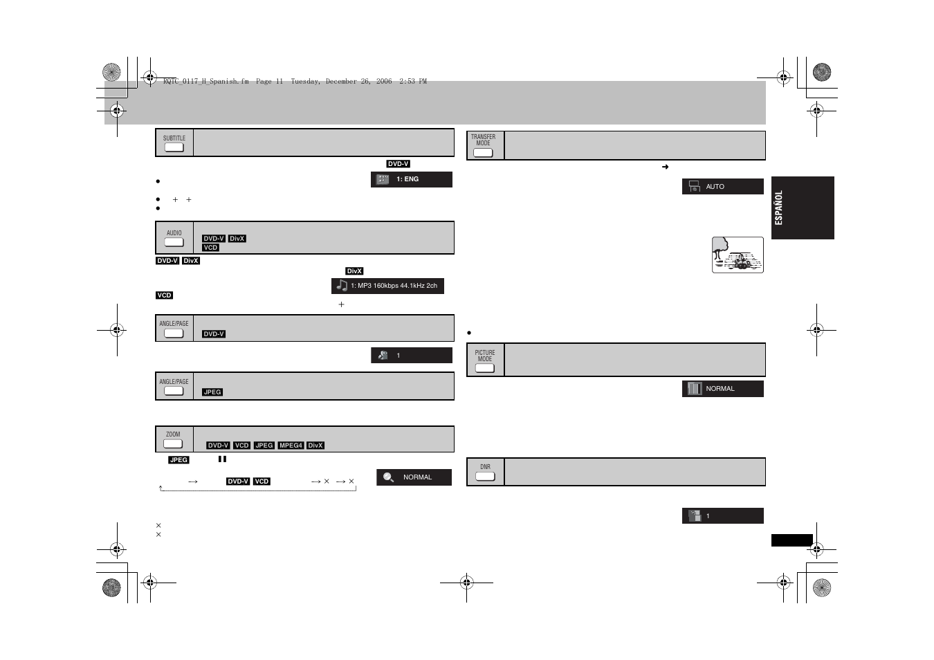 Panasonic DVDS33 User Manual | Page 11 / 80