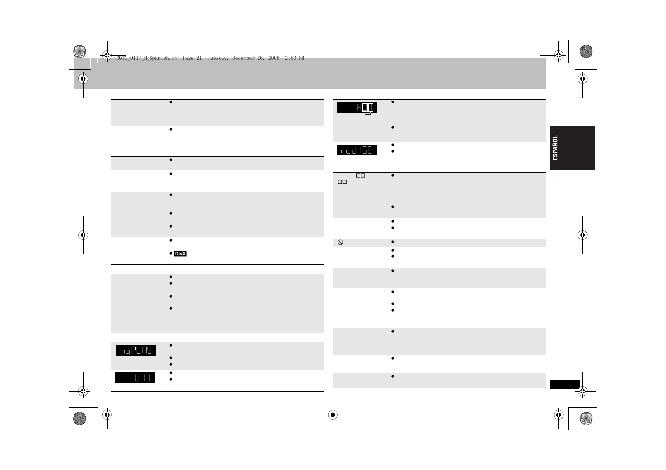 Panasonic DVDS33 User Manual | Page 21 / 80