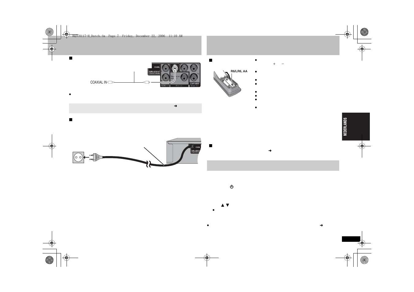 Stap 2, Stap 3, De afstandsbediening | Snel instellen | Panasonic DVDS33 User Manual | Page 31 / 80
