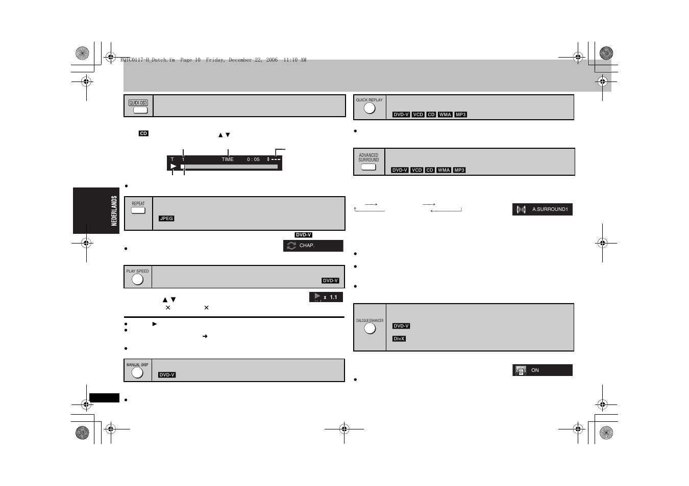 Handige functies | Panasonic DVDS33 User Manual | Page 34 / 80