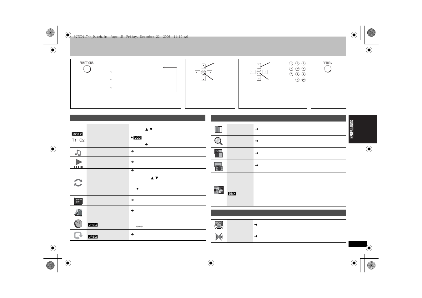 Gebruik van menu’s op het scherm | Panasonic DVDS33 User Manual | Page 39 / 80
