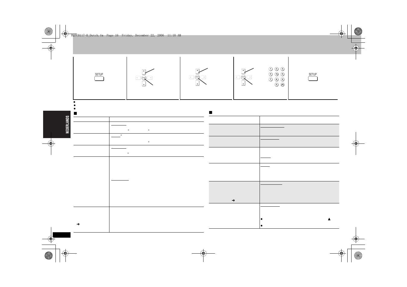 De instellingen van het toestel aanpassen | Panasonic DVDS33 User Manual | Page 40 / 80