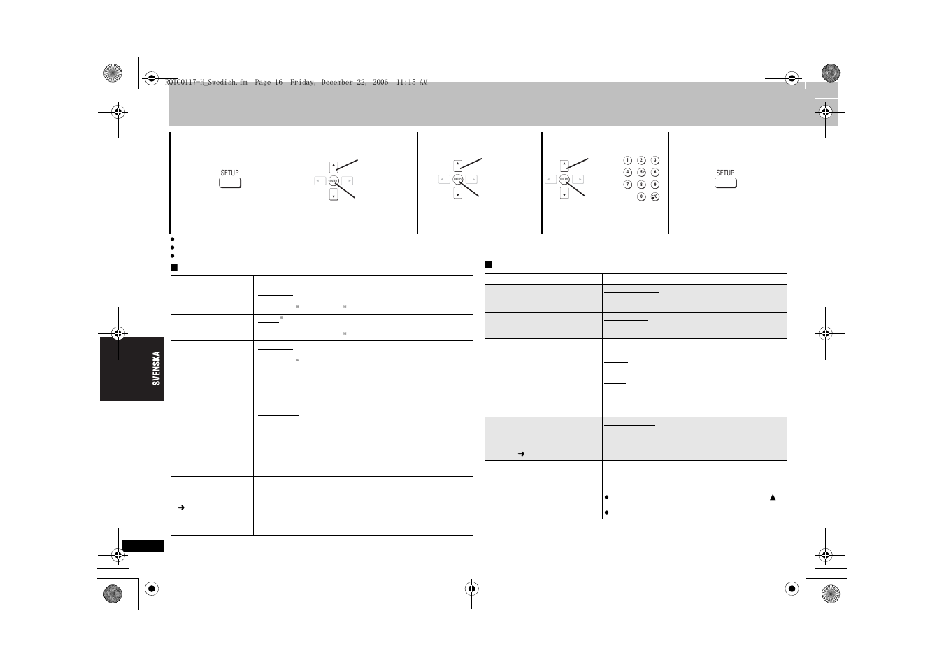 Ändra spelarens inställningar | Panasonic DVDS33 User Manual | Page 64 / 80