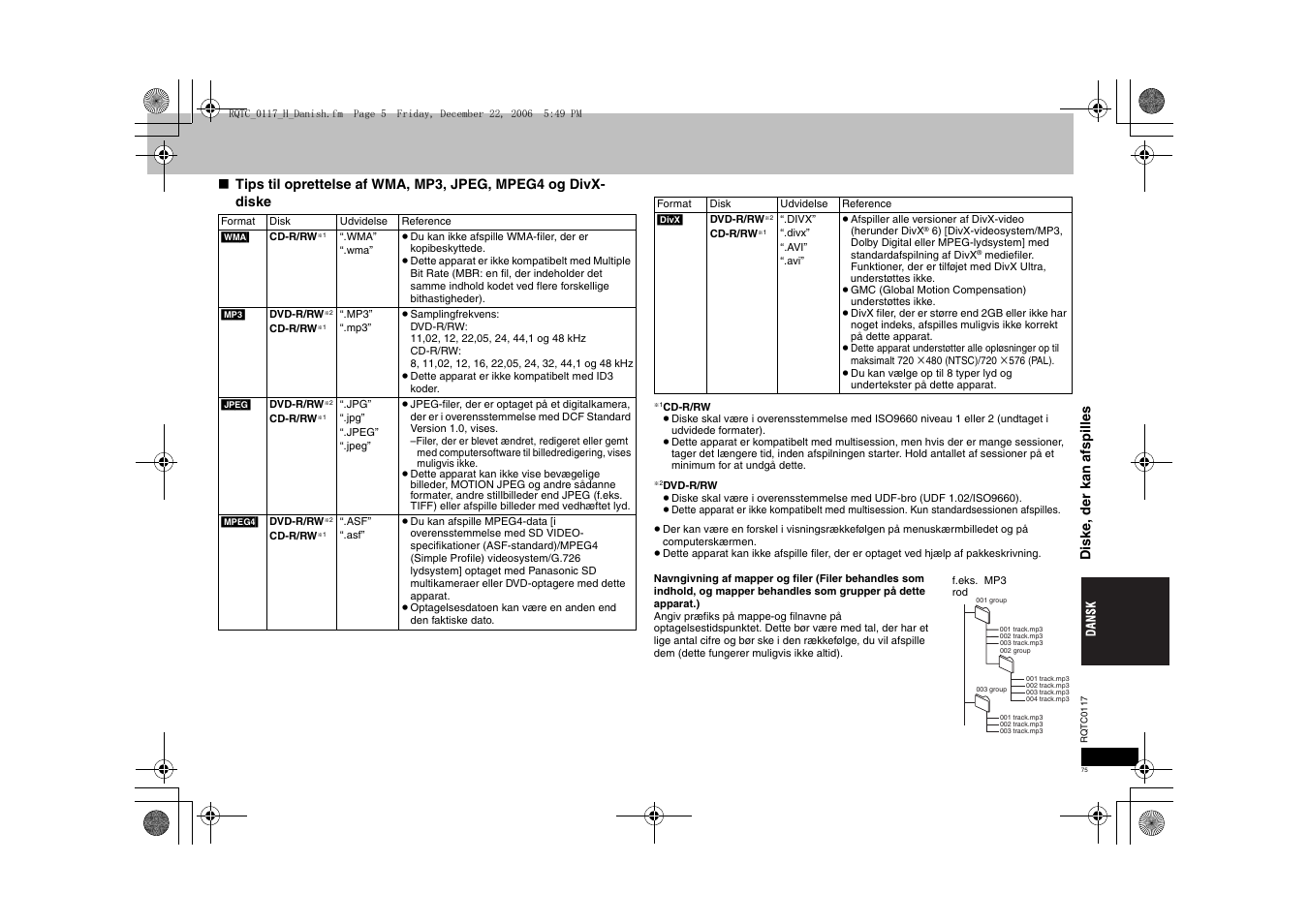 Panasonic DVDS33 User Manual | Page 75 / 80