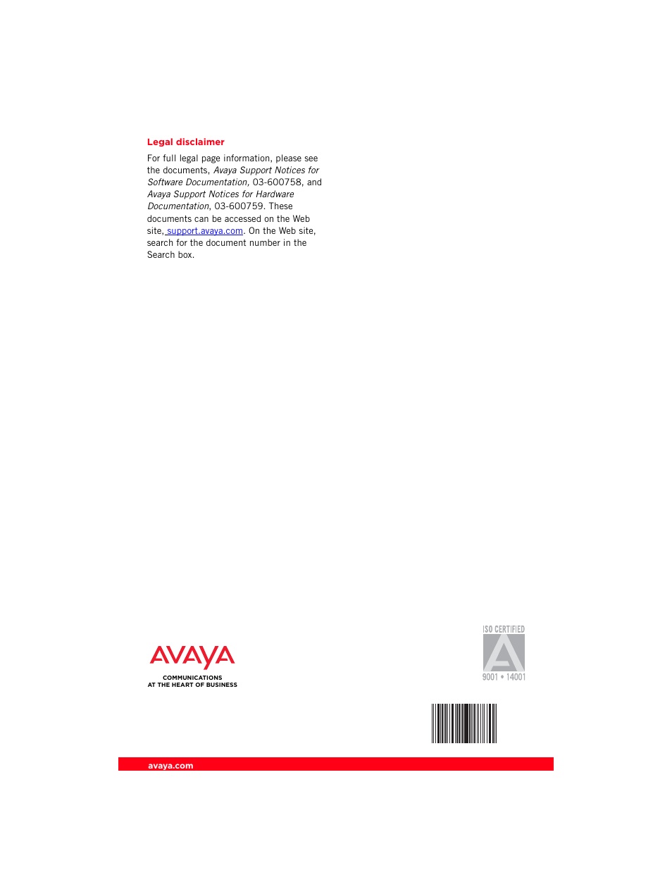 Avaya Distributed Office Voice Mail User Manual | Page 8 / 8