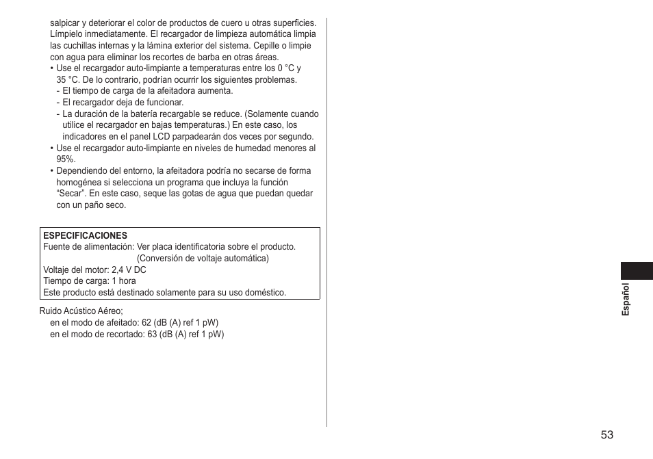 Panasonic ESRT81 User Manual | Page 53 / 184