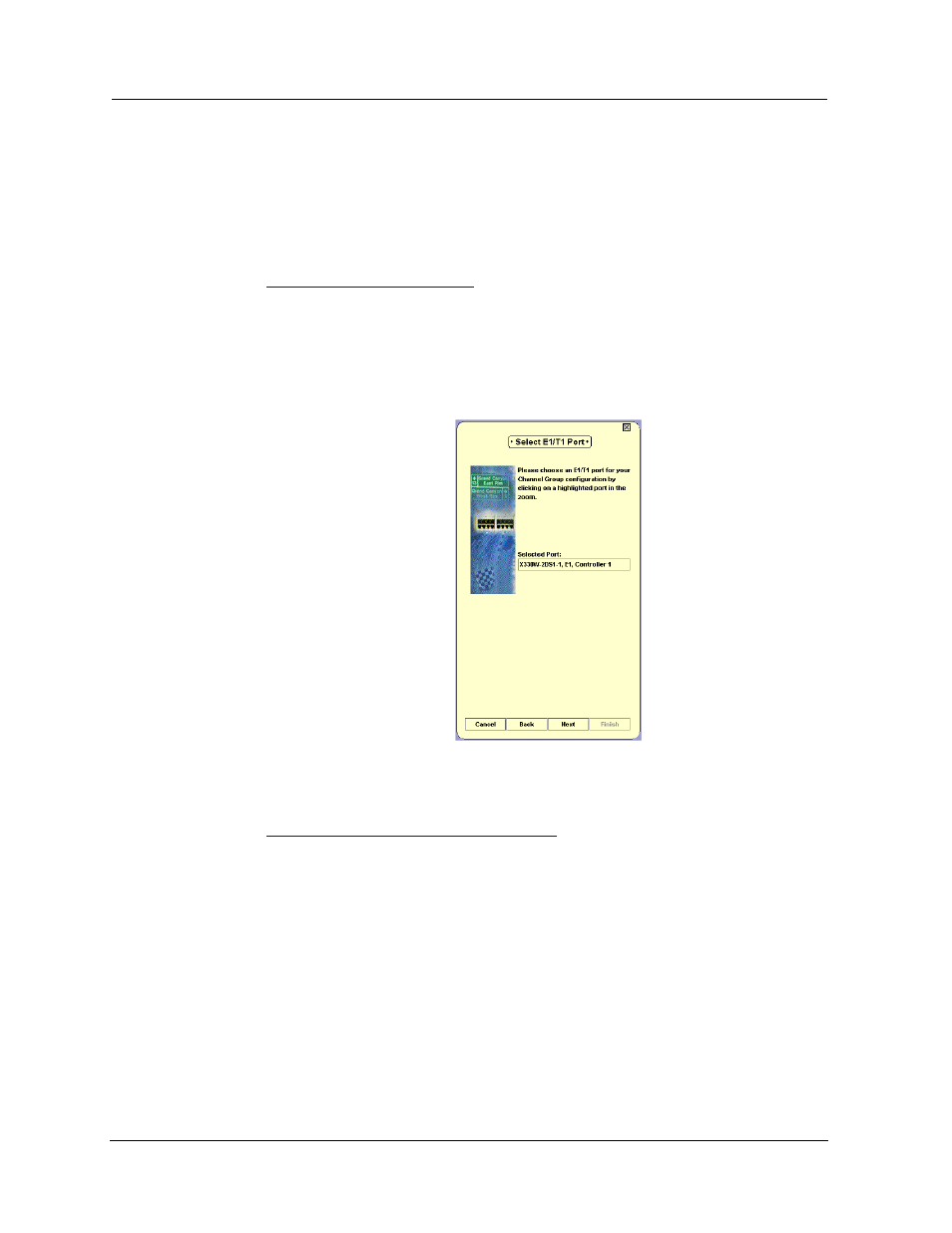 Select e1/t1 port screen | Avaya SMON C360 User Manual | Page 117 / 286