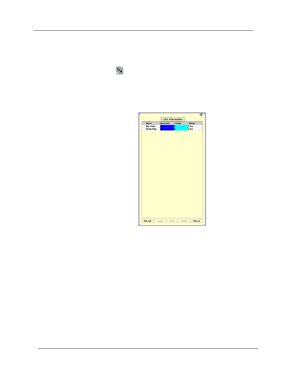 Viewing the lag table | Avaya SMON C360 User Manual | Page 164 / 286