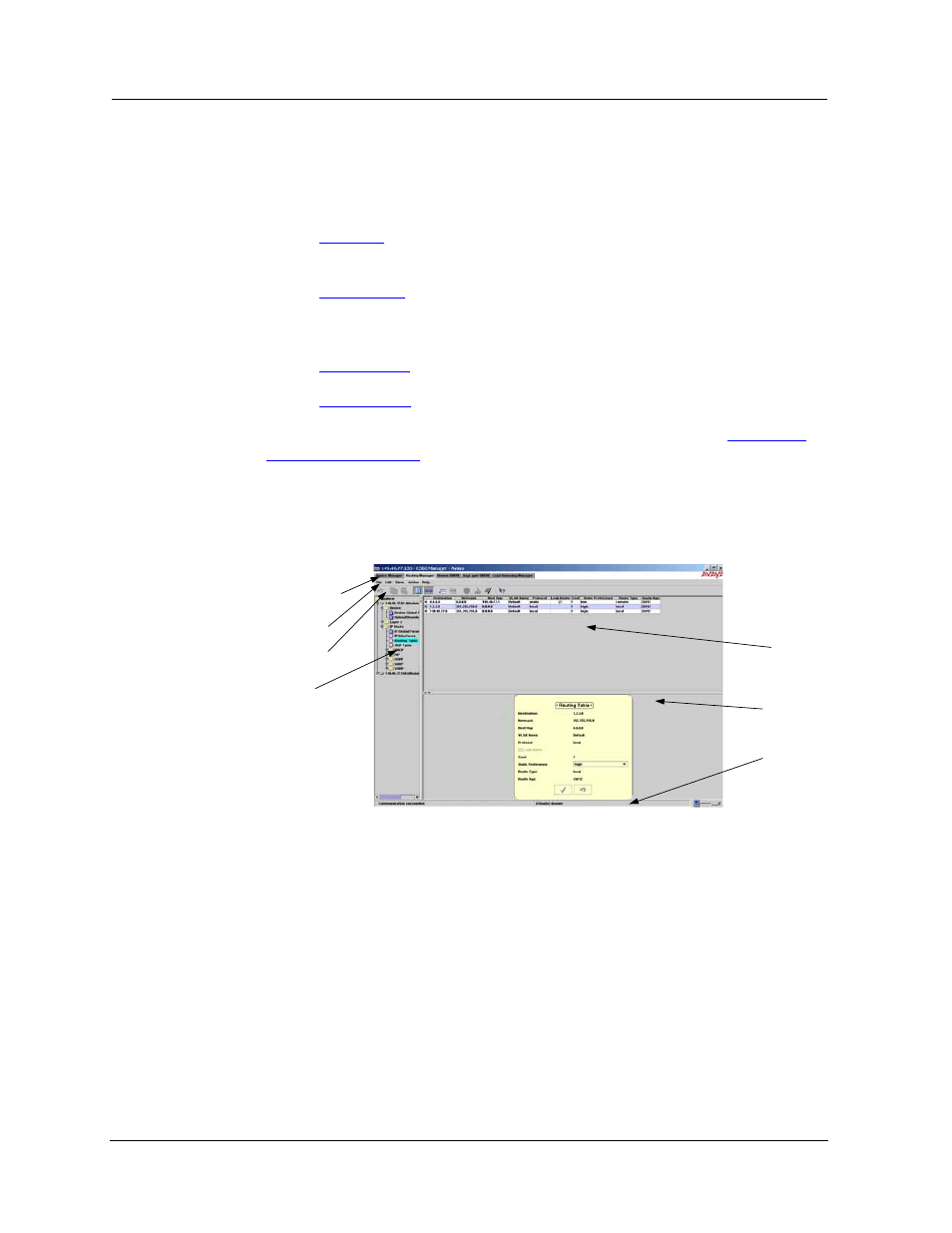 The user interface, An i | Avaya SMON C360 User Manual | Page 223 / 286