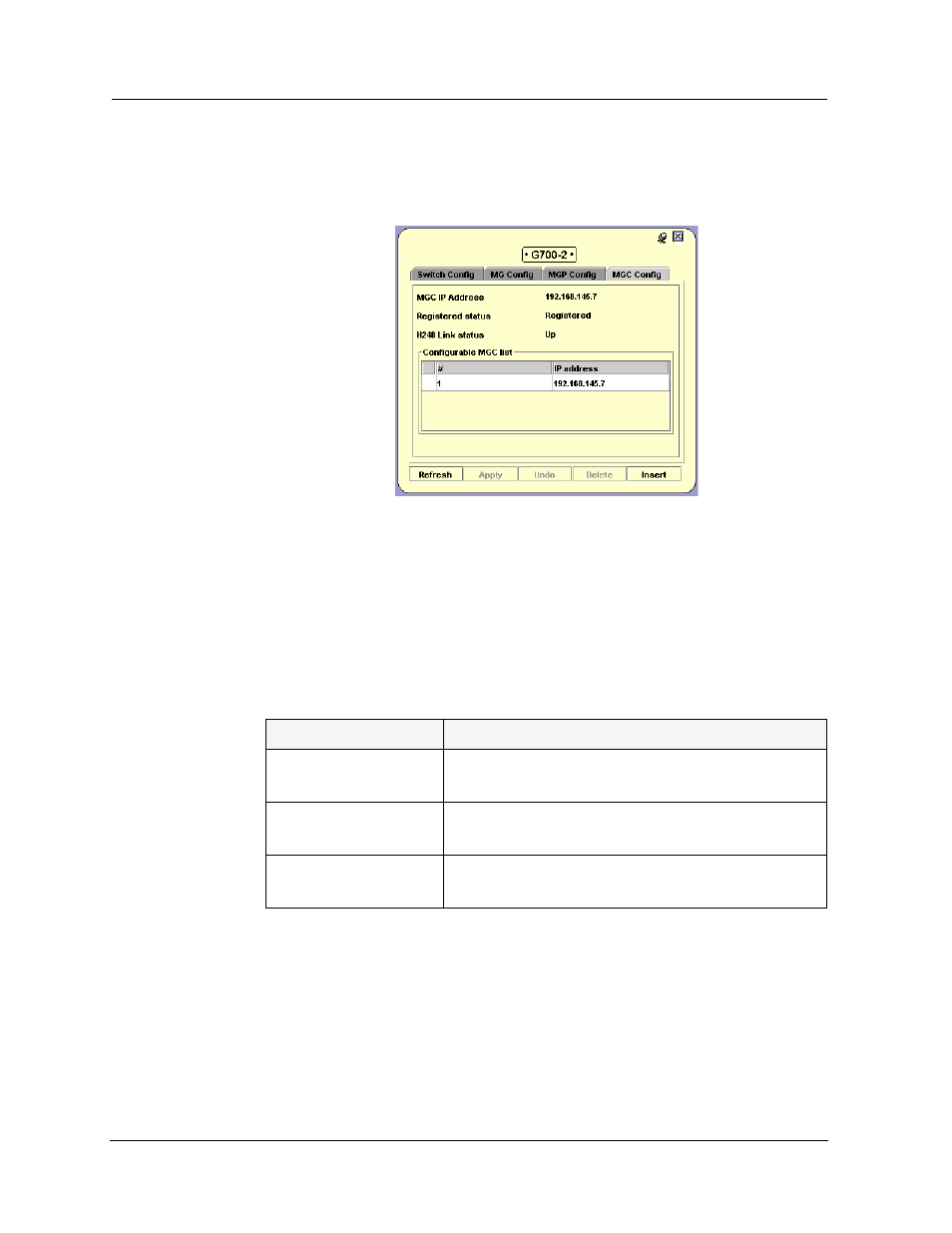 Mgc config | Avaya SMON C360 User Manual | Page 79 / 286