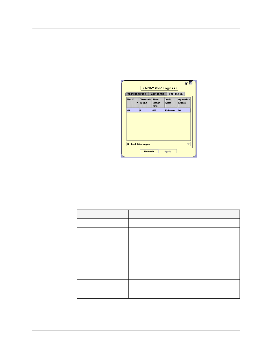 Voip status | Avaya SMON C360 User Manual | Page 91 / 286