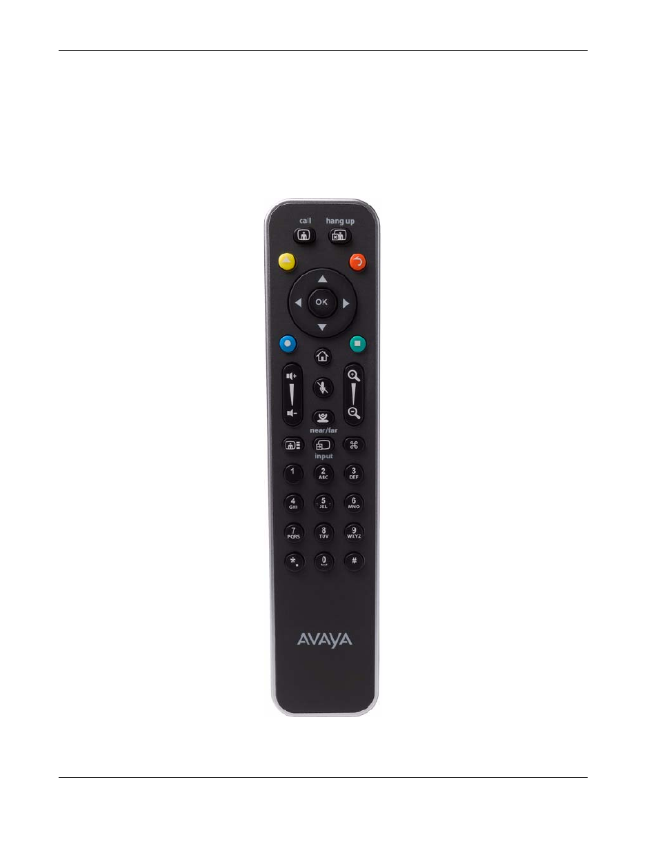 Remote control | Avaya 1040 User Manual | Page 8 / 46