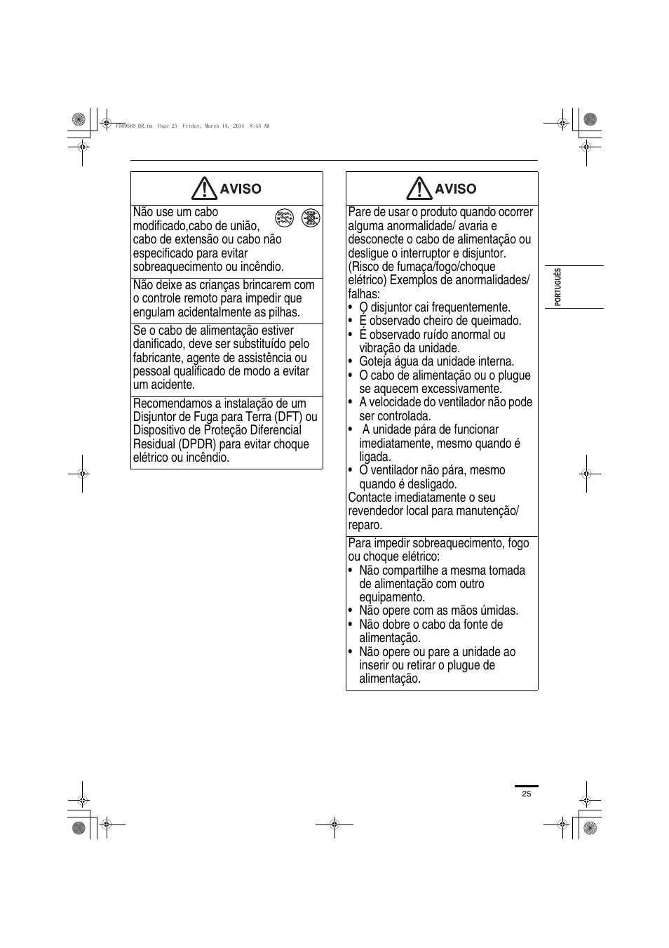 Panasonic S73MZ1H4A User Manual | Page 25 / 68