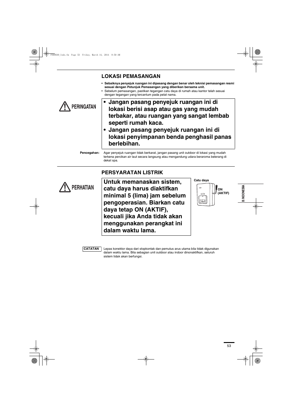 Panasonic S73MZ1H4A User Manual | Page 53 / 68