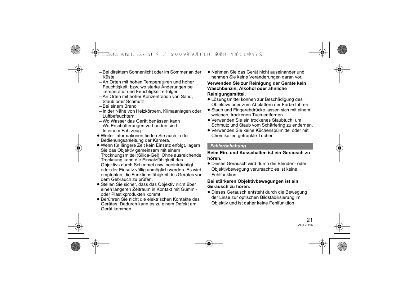 Panasonic HES045E User Manual | Page 21 / 80