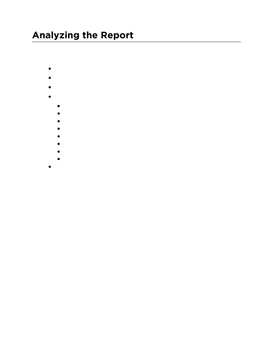 Analyzing the report | Avaya ExpertNet Lite Assessment Tool ELAT User Manual | Page 29 / 47