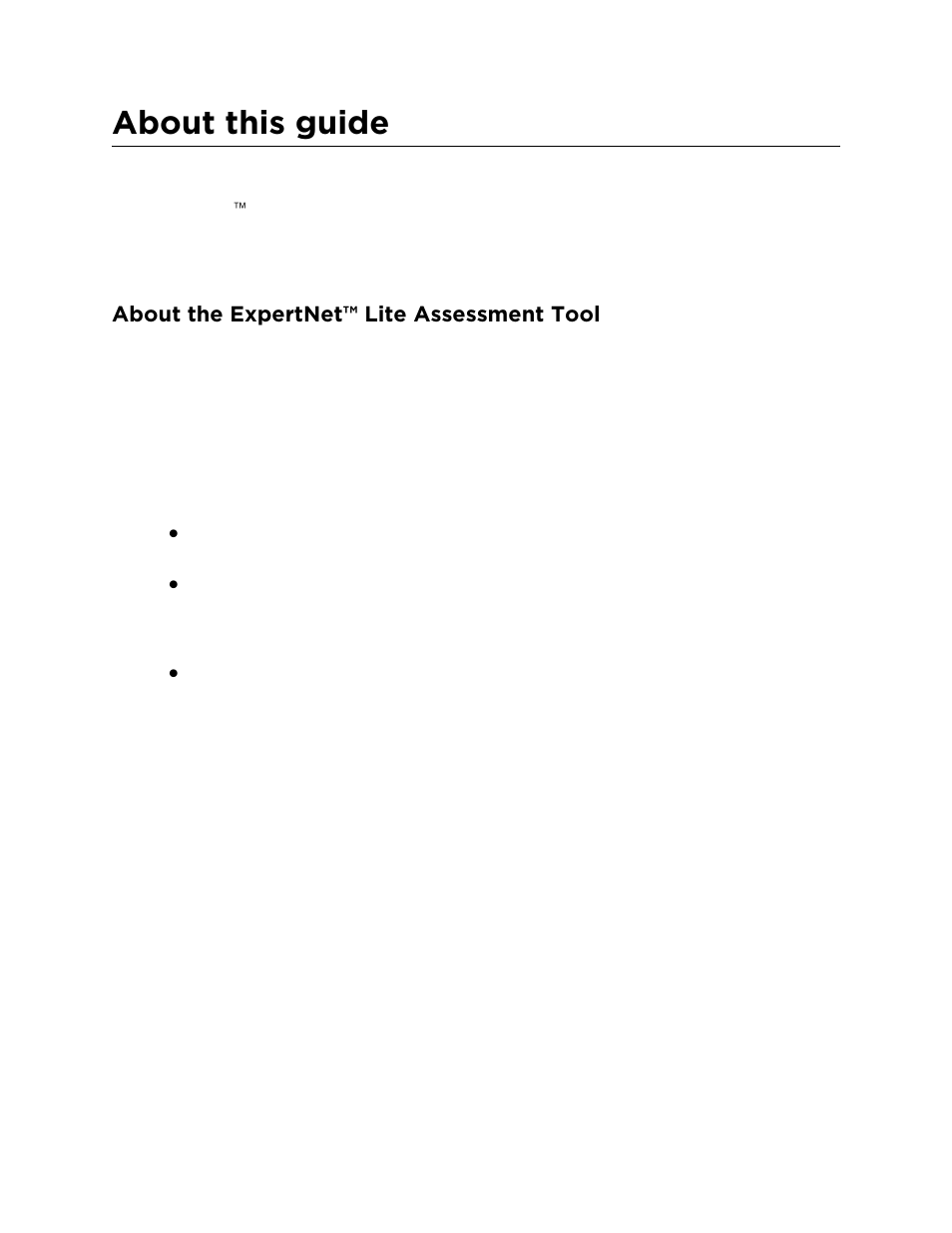 About the expertnet™ lite assessment tool, About this guide | Avaya ExpertNet Lite Assessment Tool ELAT User Manual | Page 3 / 47