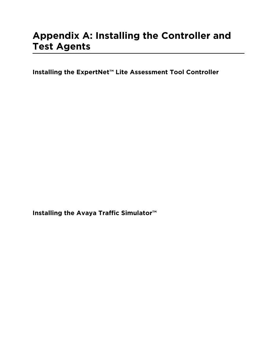 Installing the avaya traffic simulator | Avaya ExpertNet Lite Assessment Tool ELAT User Manual | Page 40 / 47