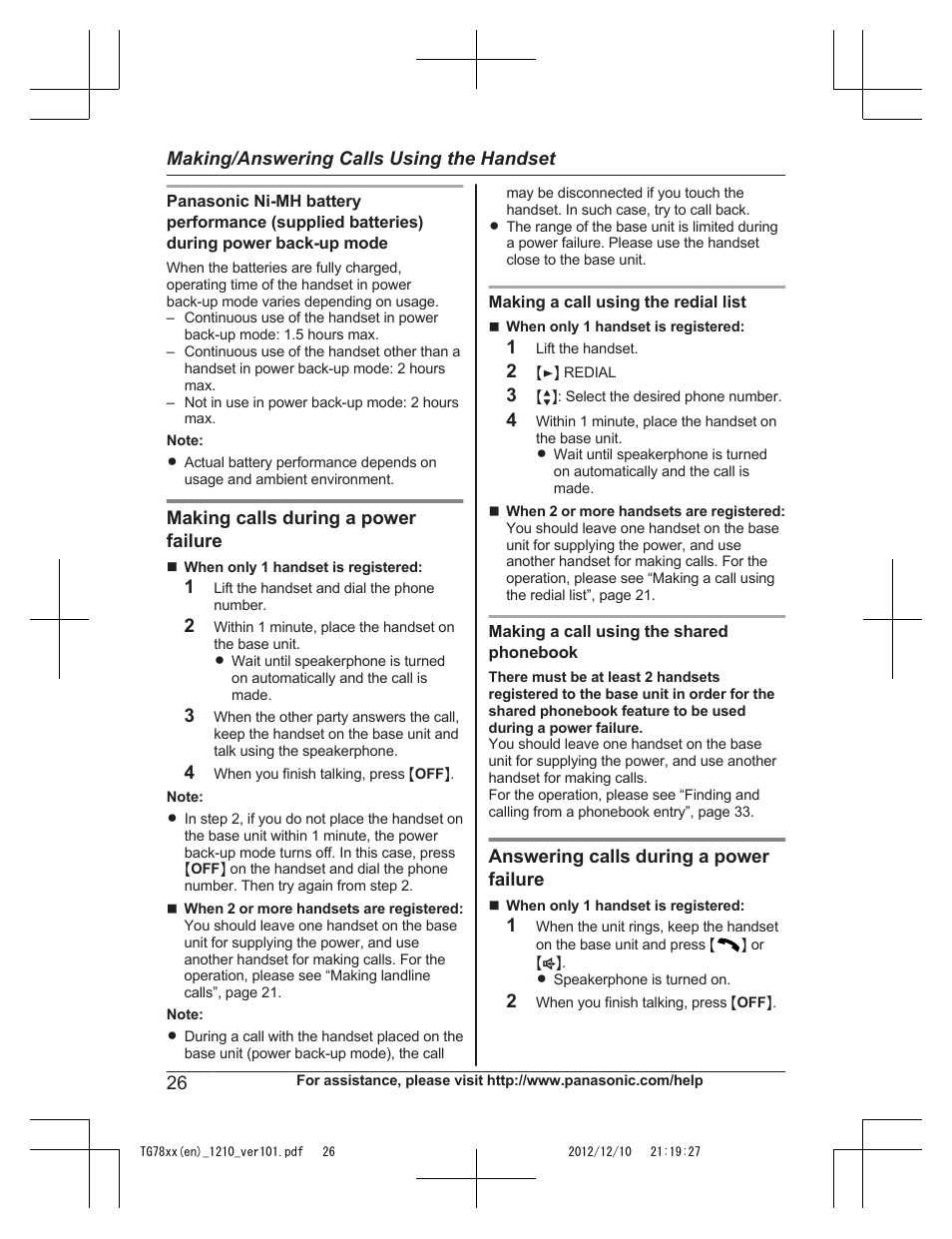 Panasonic KXTG7873 User Manual | Page 26 / 96